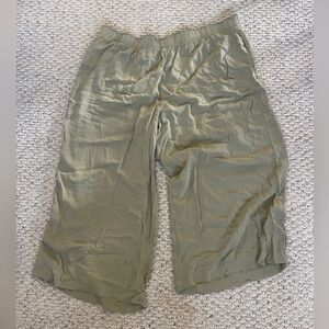 H&M Sage Green Flowy Pants